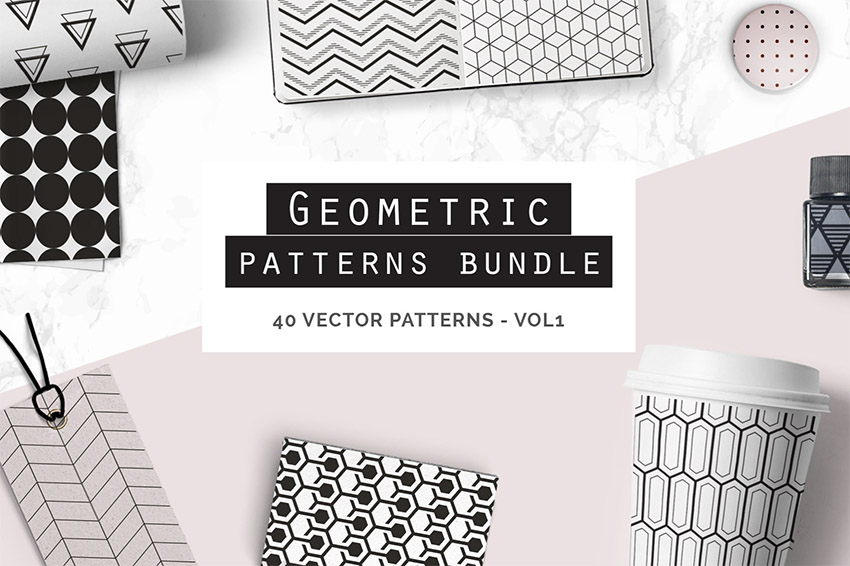 Geometric Seamless Patterns Bundle